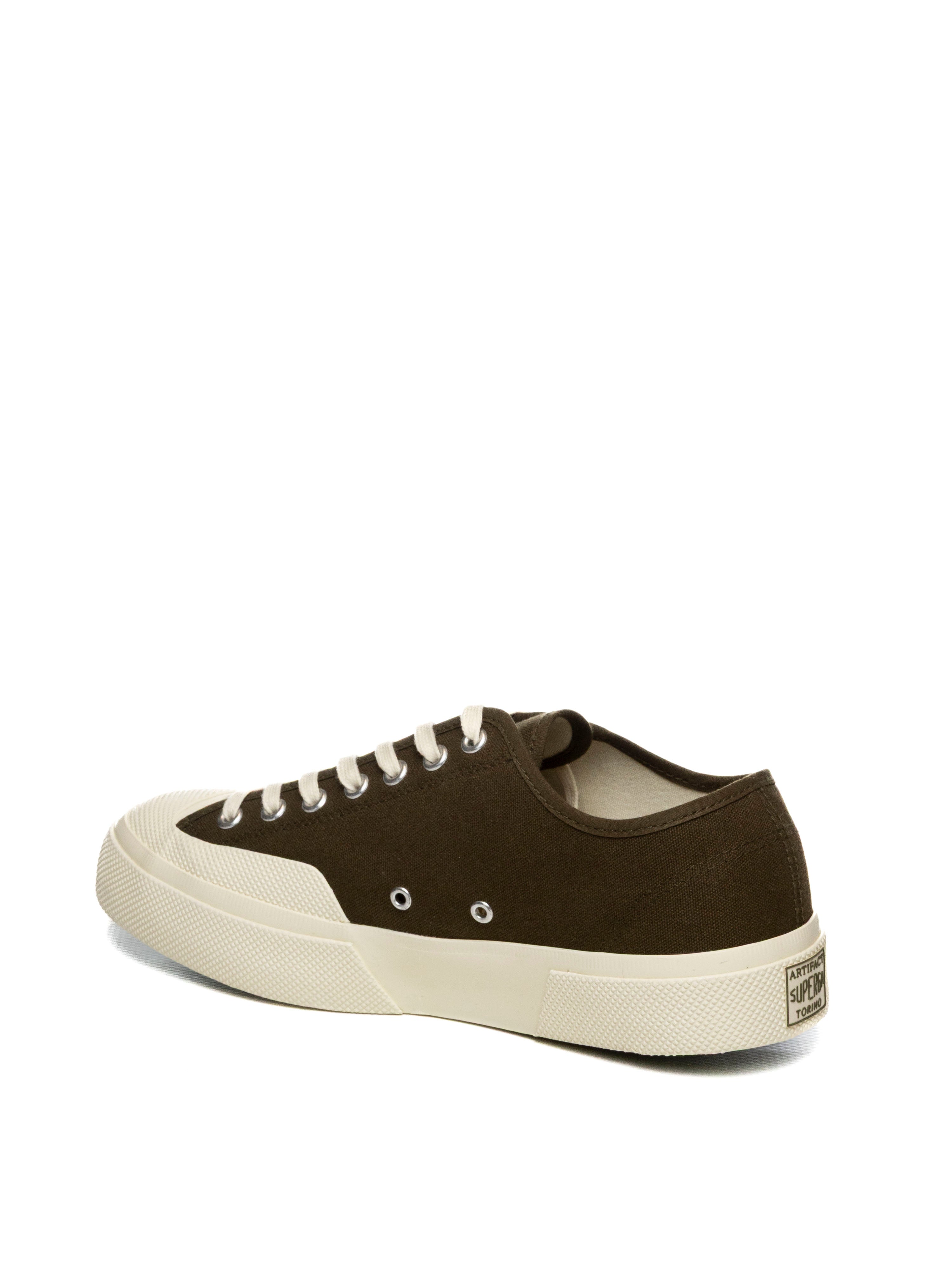 SUPERGA Sneaker work slow verde 2432 CANVAS-GREE/WHI 