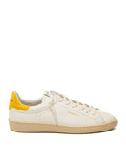 THE 76 Sneaker jump bianco/giallo JUMP U PELLE-BIA/GIALLO 