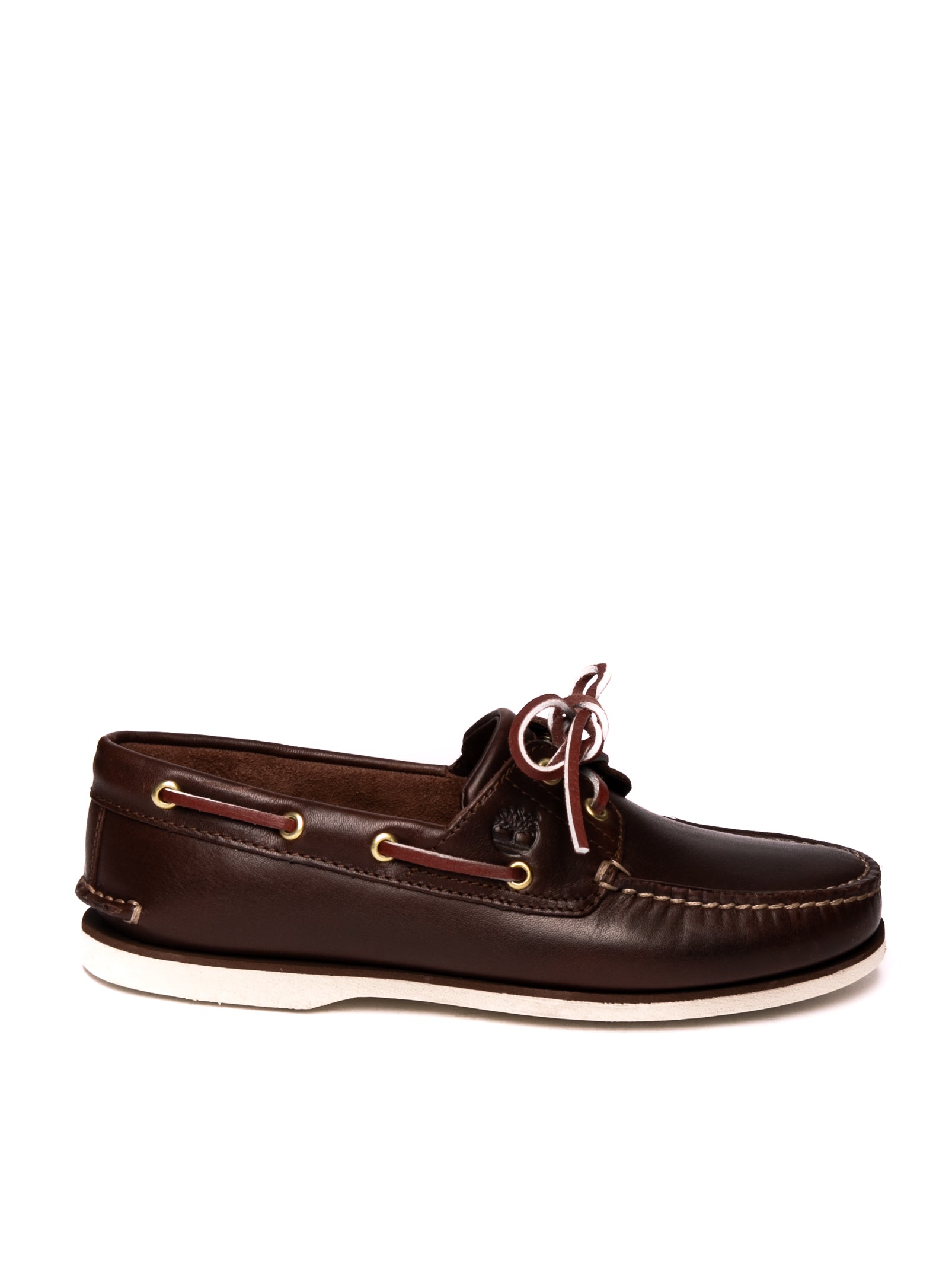 TIMBERLAND Mocassino eye boat marrone TB1740352141 LEATHER-BROWN 