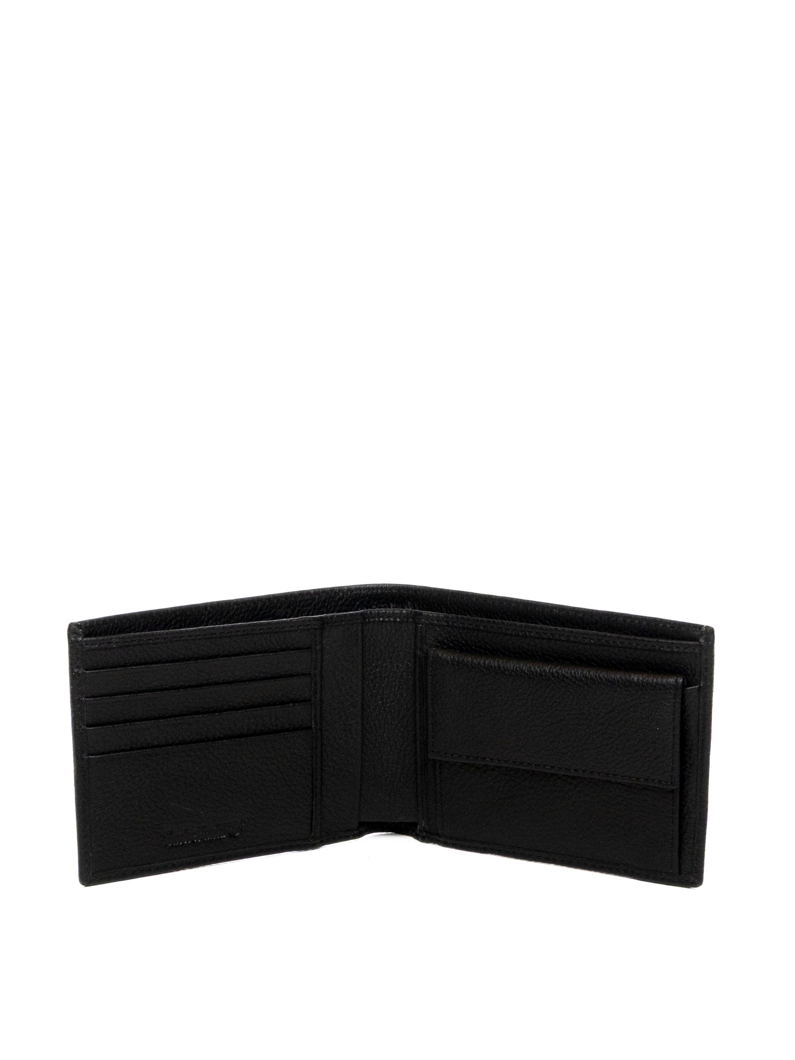 TIMBERLAND Portafogli pelle nero TB0A1DFS0011 LEATHER-BLACK 