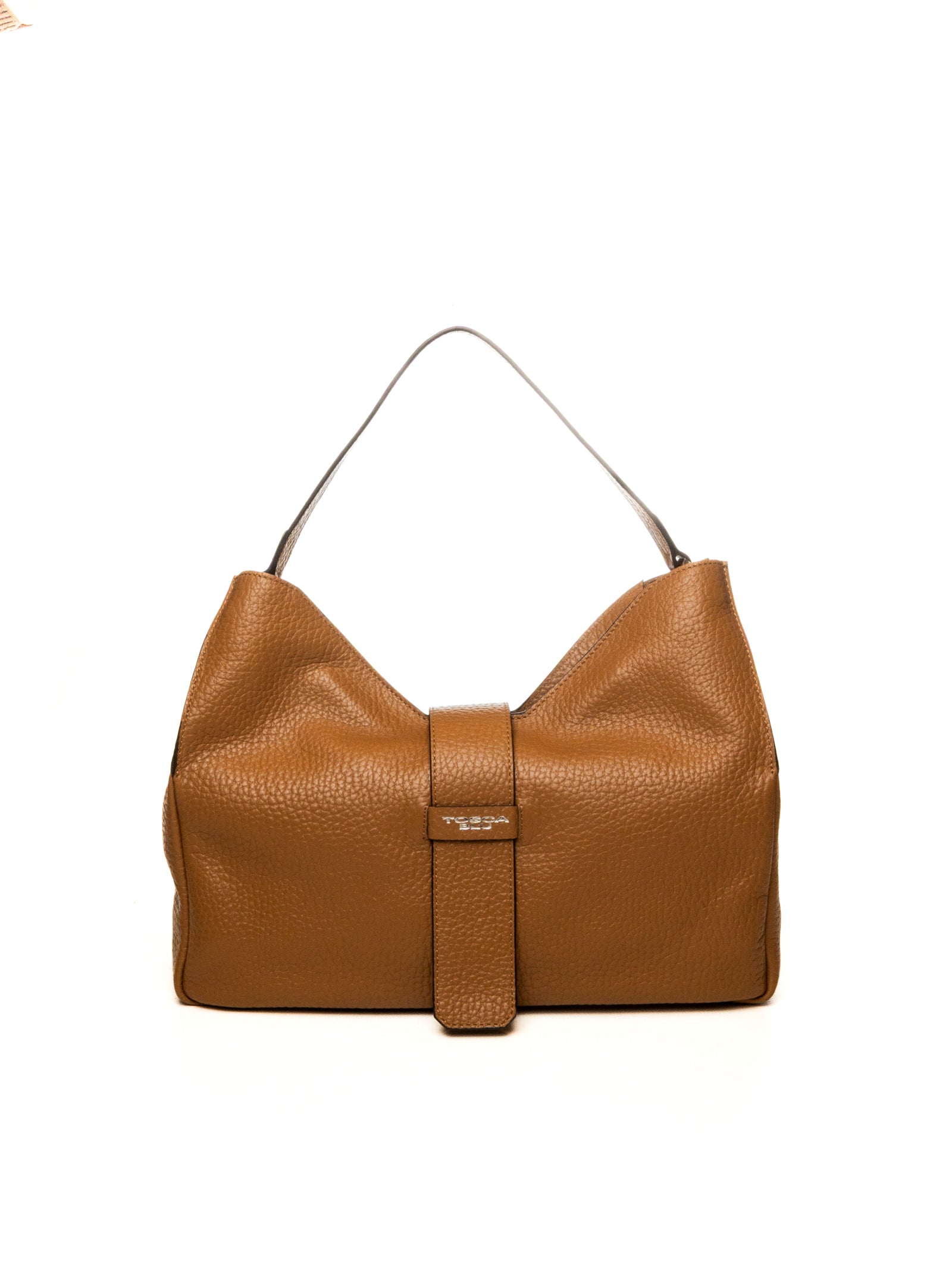 TOSCABLU borsa a spalla pelle marrone 610B11 PELLE-C07 