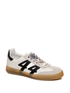 UP44 sneaker bianco/nera W6 PEL/SUE-BIA/NERO 
