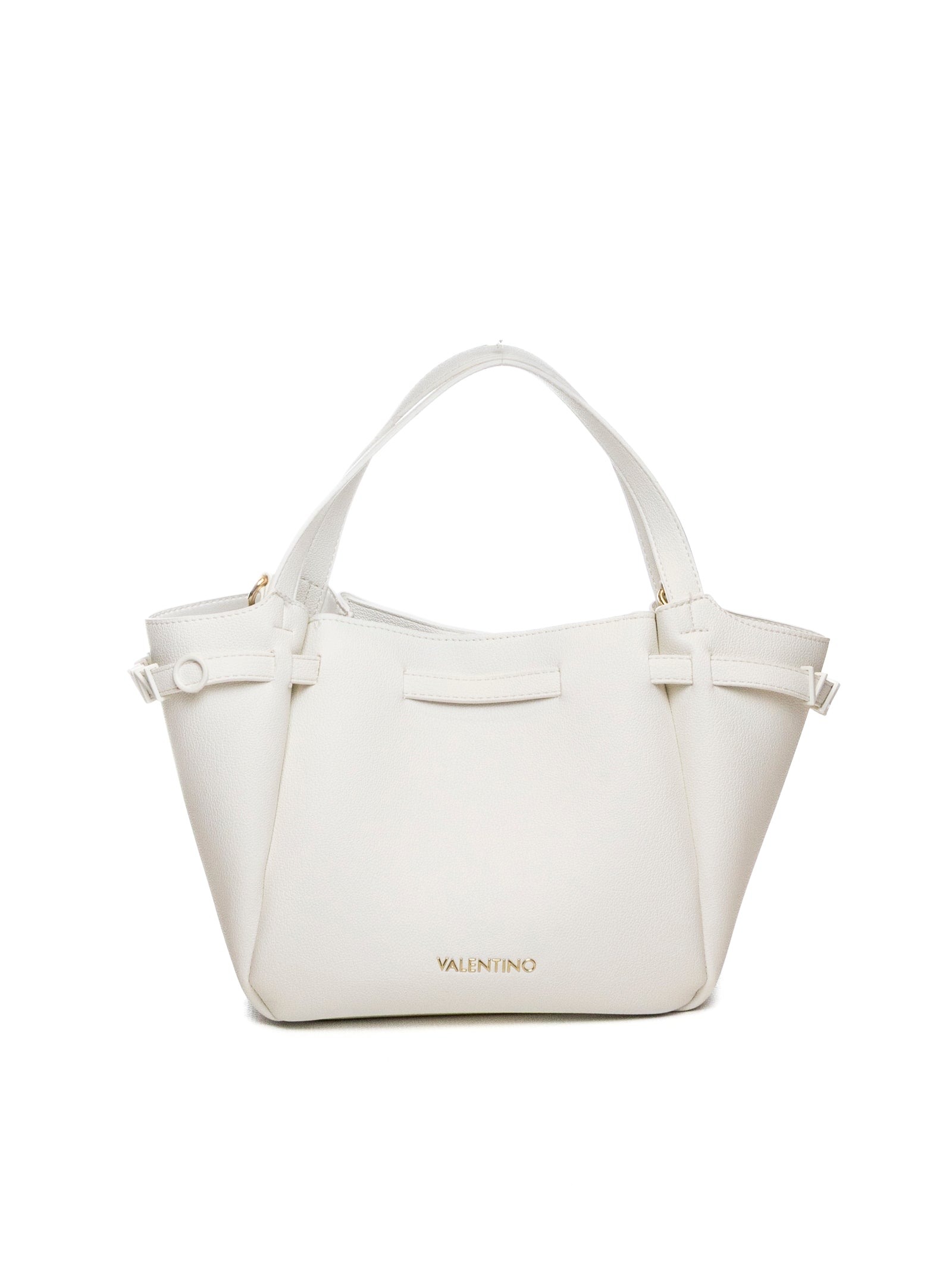 VALENTINO Borsa pelle bianco VBS9Q804 MEDEA-BIANCO 