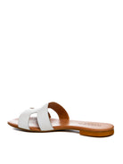 VINCENT VEGA Sandalo pelle bianco P106 HD BIT-BIANCO 