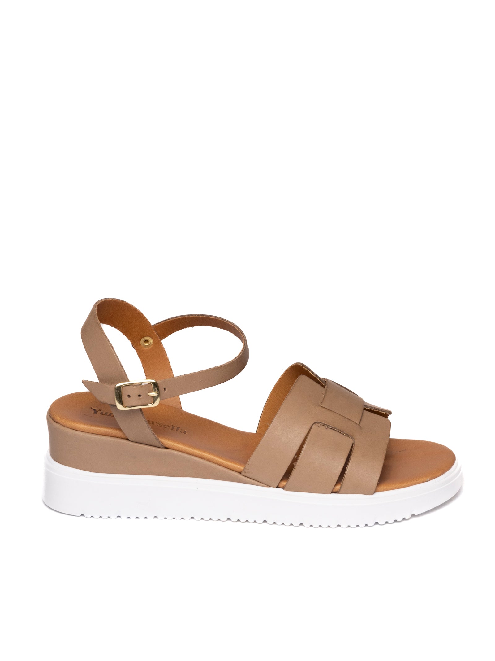 YUNA MARSELLA Sandalo pelle taupe FZ-318 VIT-TAUPE 