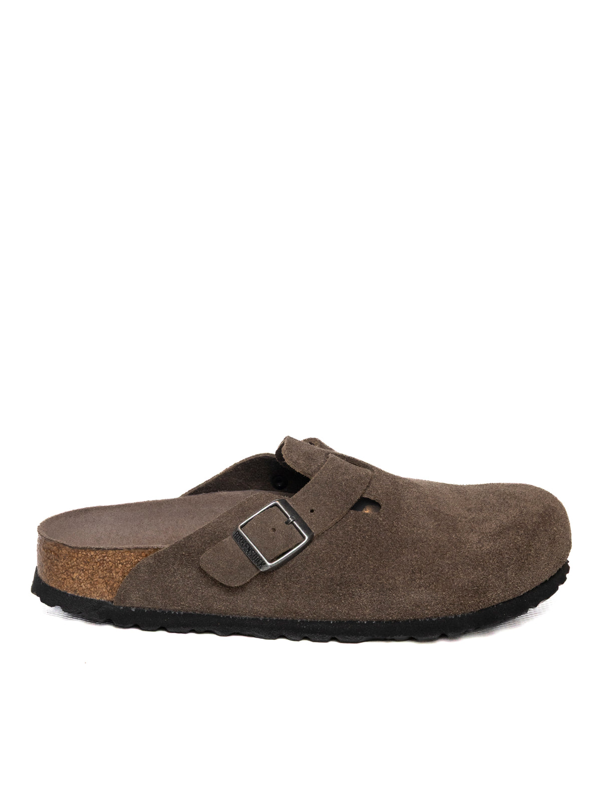 BIRKENSTOCK Sabot Boston camoscio grigio BOSTON 1032213-GREY 