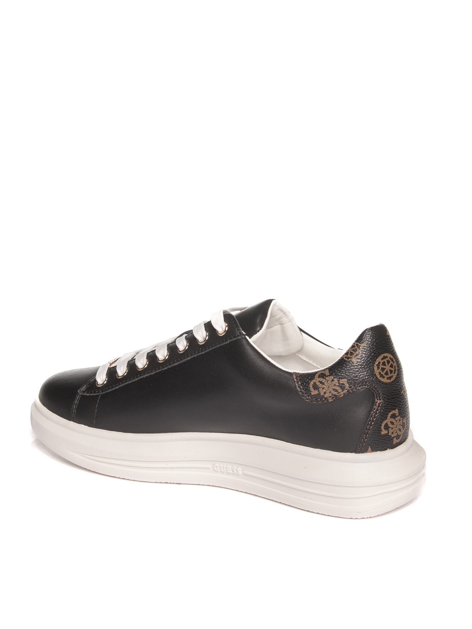 platform sneakers guess black wedge sole trainers