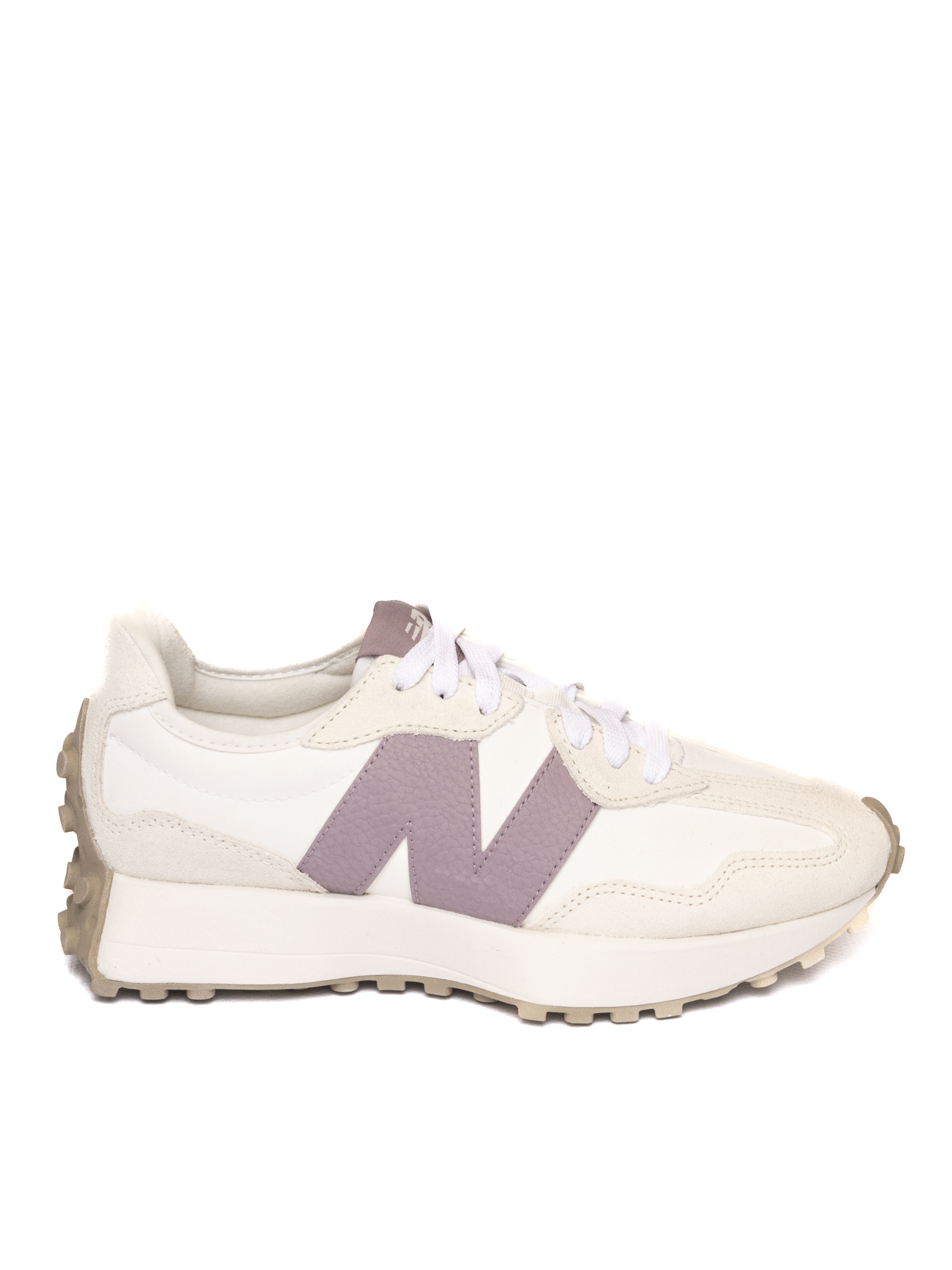 Sneaker 327 bianco/malva