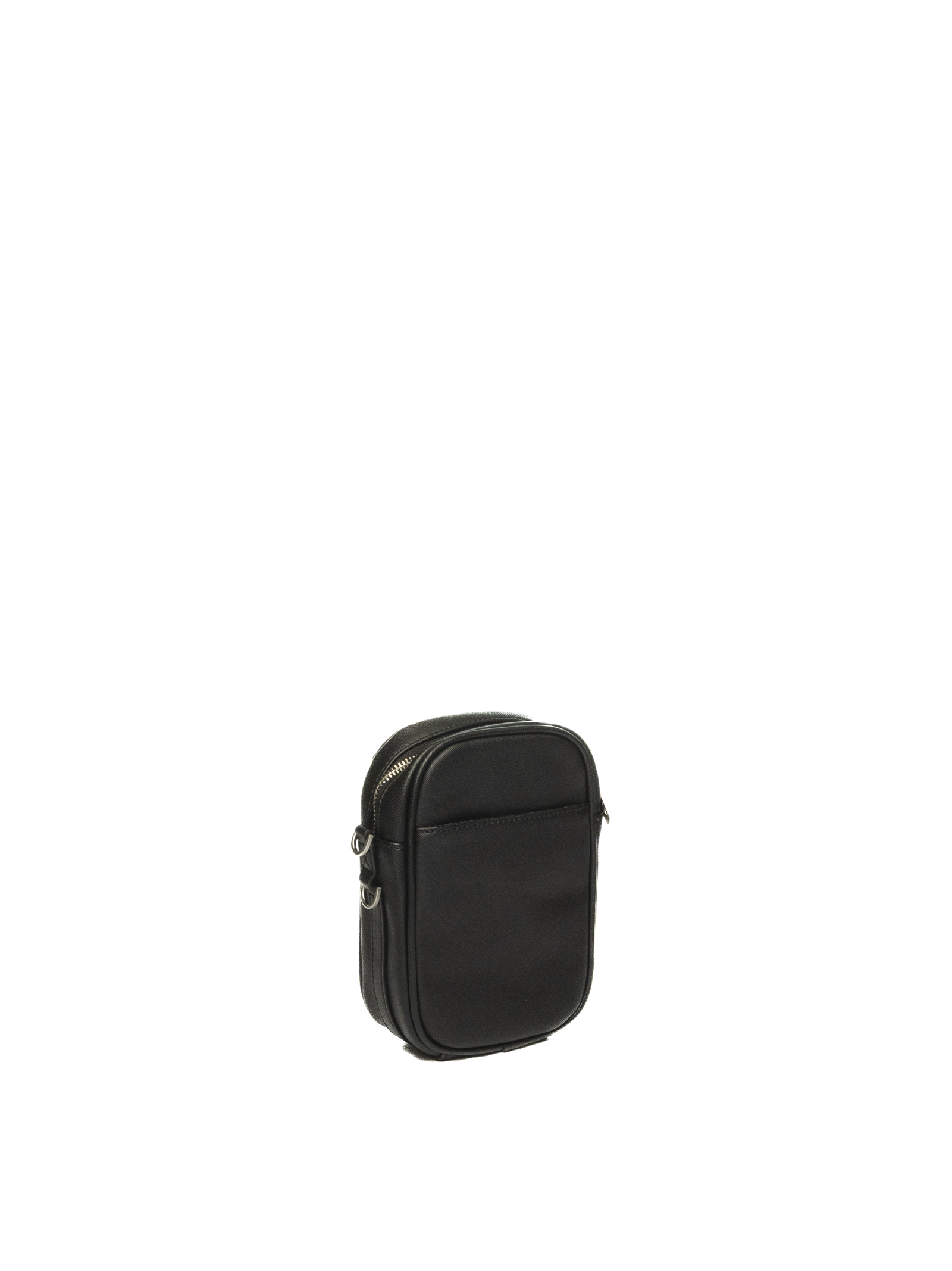 GUESS Borsa A Tracolla Uomo Milano Saffiano Black - 21x25x5 Cm