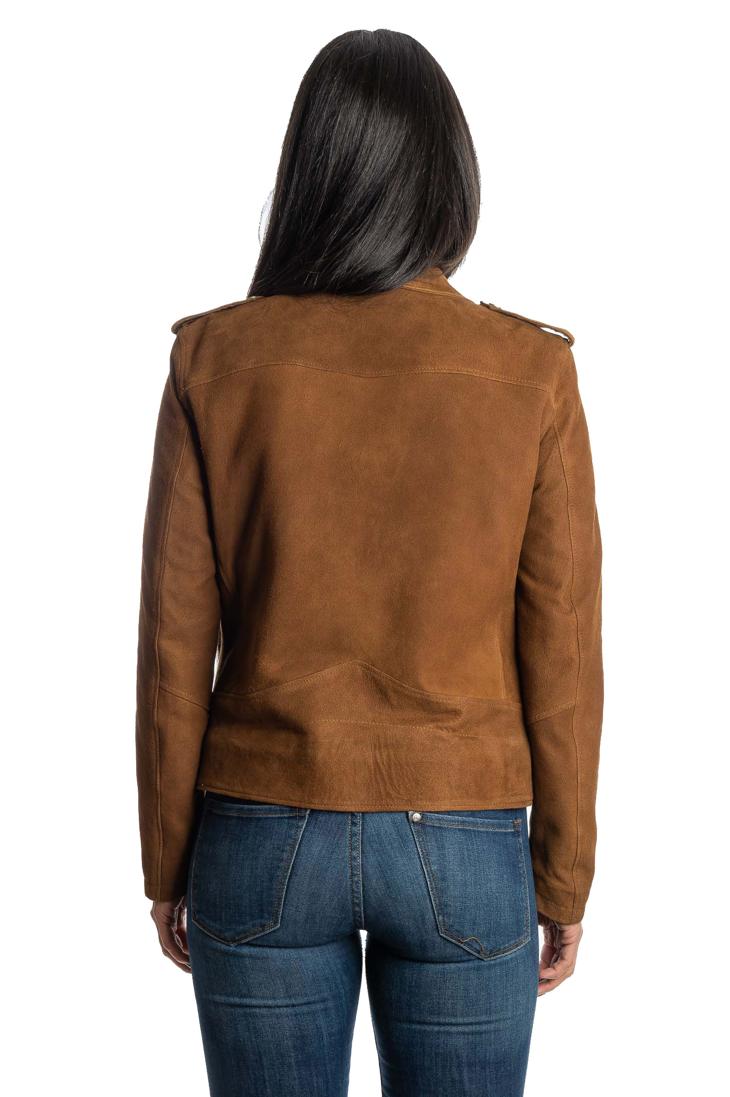 Suede Jacket Giacca In Camoscio Donna Suede Giacca Camoscio