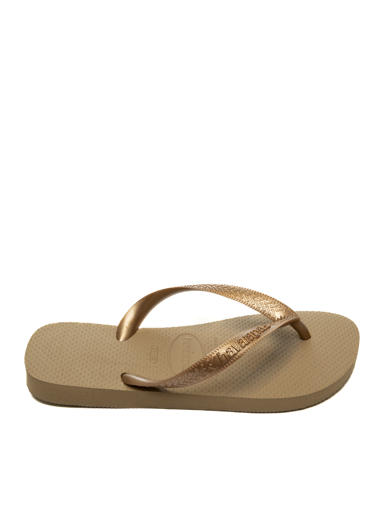 Ajio Sebago Flip Flops Rosegold Top Tiras Sandal