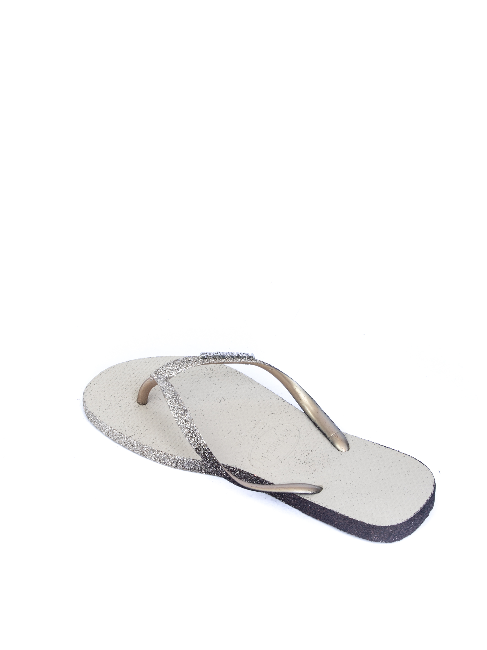 Gold slim sparkle sandal HAVAIANAS Pk by Paskal