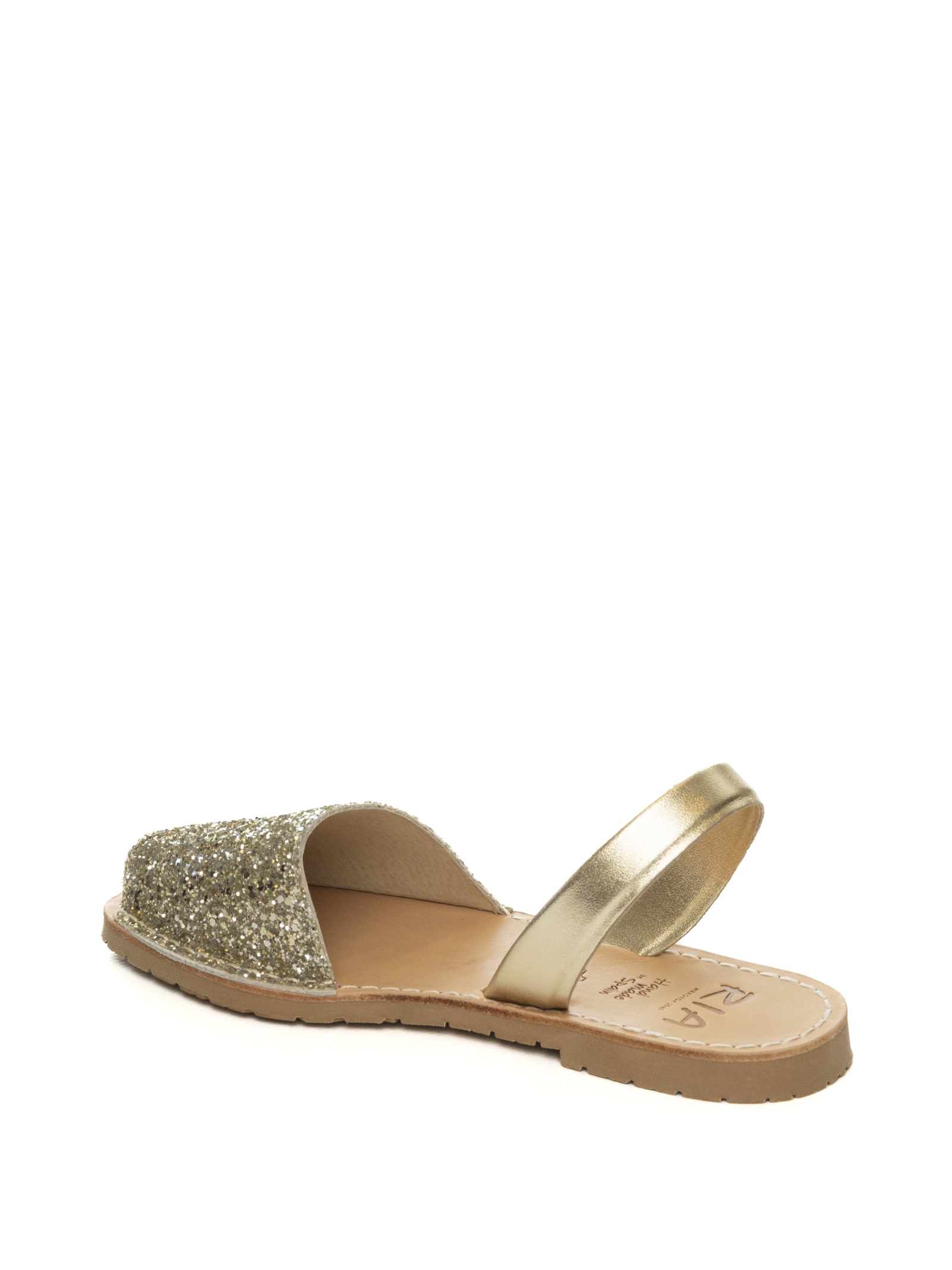 Champagne glitter menorca sandal RIA MENORCA Pk by Paskal