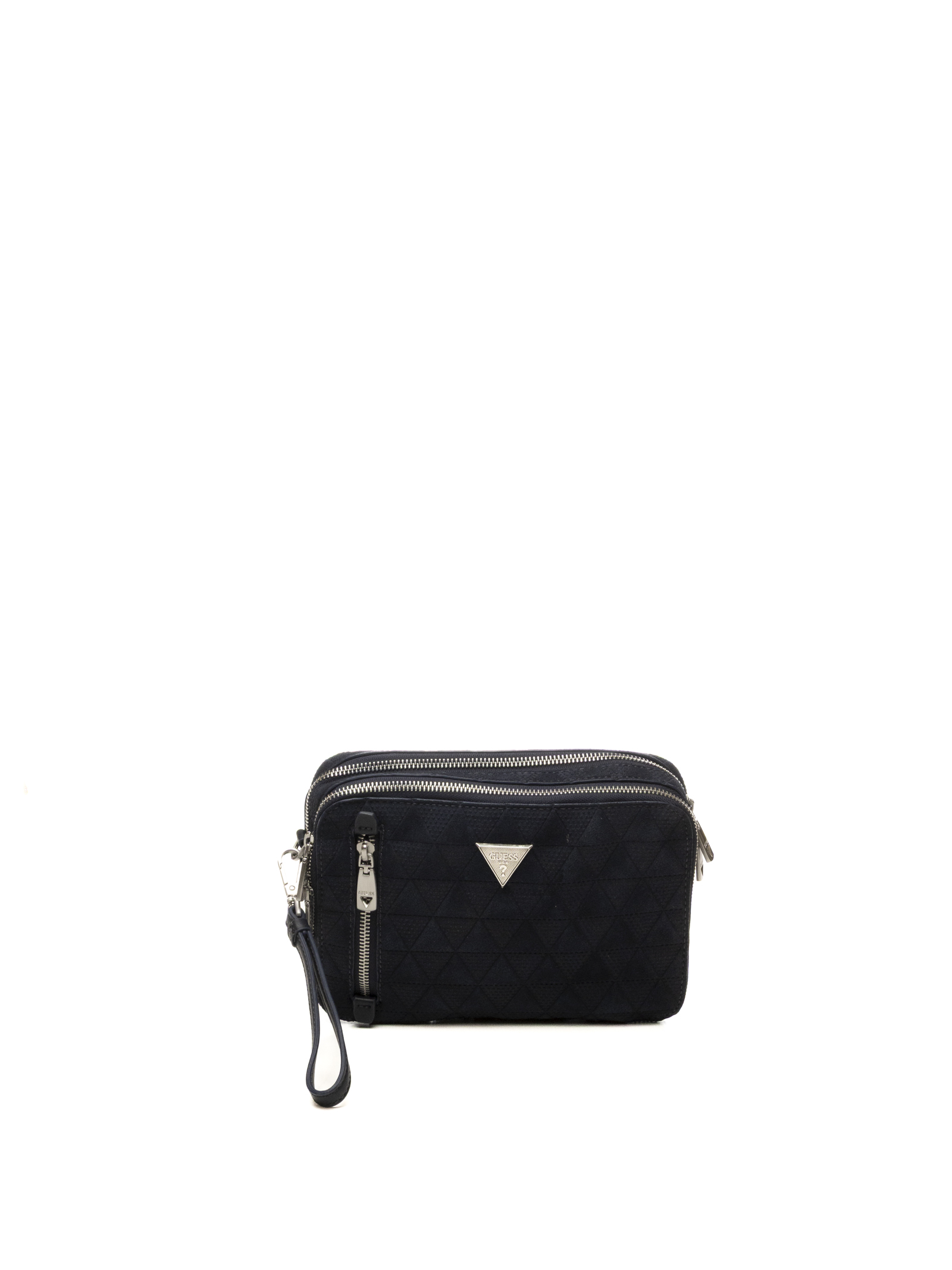 Sac à épaule bandoulière - GUESS - Torino Double Zip - Noir - 100