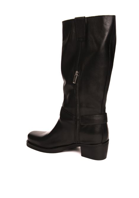 stivale in pelle nero  UP44 | PX825VIT-NERO