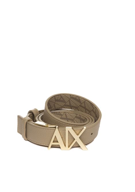 Gold Ea7 Belts Pisco Logo Belt ARMANI EXCHANGE Pk By Paskal