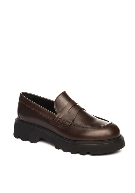 Mocassino pelle moro FRAU | 85N1SETA-CAFFÈ
