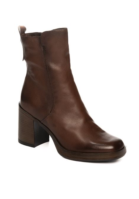 Brown leather heel boot MJUS | P96212PELLE-6383