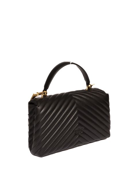 borsa classic lady love puff chevron nero/oro PINKO | 100043-A0GKLADYPUFFCL-Z99Q