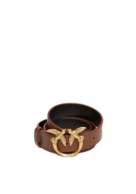 cintura love birds h3 marrone/oro PINKO | 100125A1Z6-BERRYH3-LZ9Q