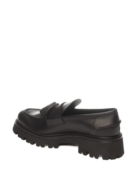 mocassino in pelle nero VSL | 7630SIDNEY-NERO