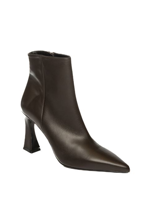 Dark brown leather ankle boot ALBANO | 2903VIT-MORO