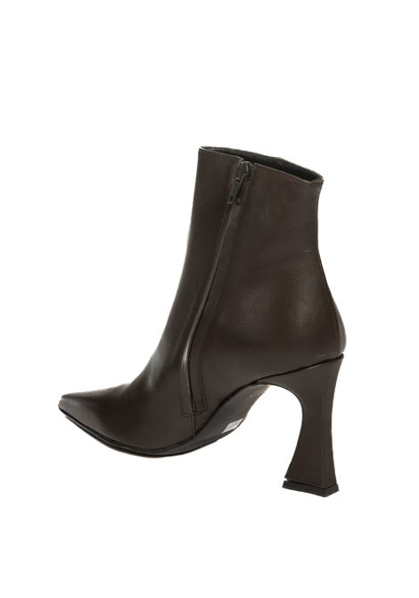 Dark brown leather ankle boot ALBANO | 2903VIT-MORO