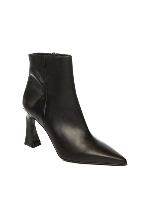 Black leather ankle boot ALBANO | 2903VIT-NERO