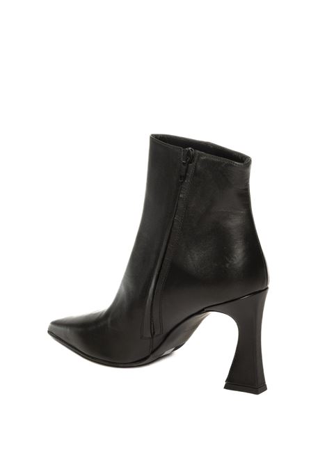 Black leather ankle boot ALBANO | 2903VIT-NERO