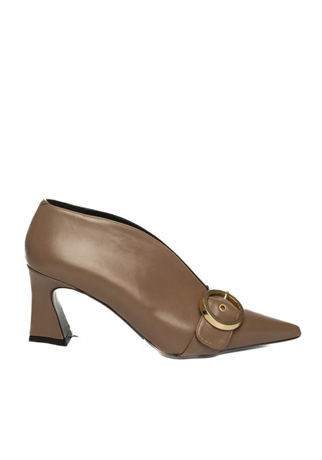 Beige leather ankle boot ALBANO | 2908VIT-VISONE