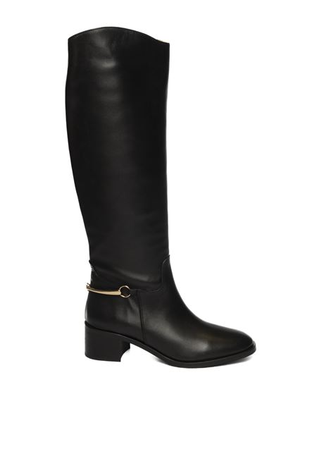 Stivale pelle nero ALBANO | 3004VIT-NERO