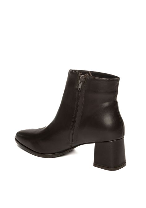 Dark brown leather ankle boot ALBANO | 605VIT-MORO