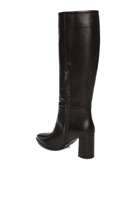 Dark brown leather boot ALBANO | 609VIT-MORO