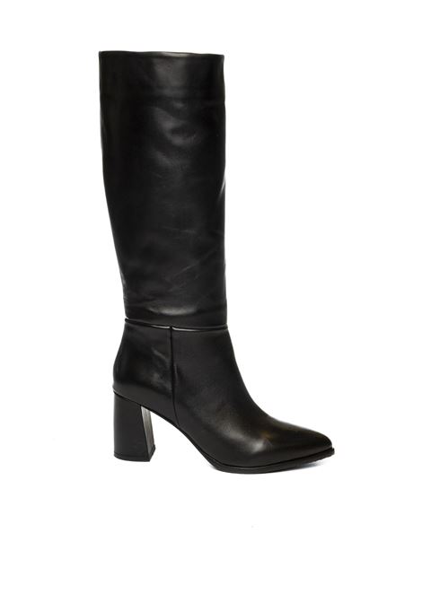 Black leather boot ALBANO | 609VIT-NERO