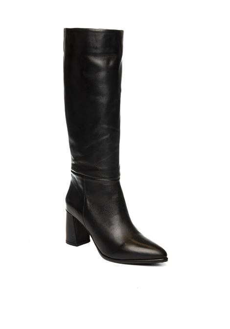 Black leather boot ALBANO | 609VIT-NERO