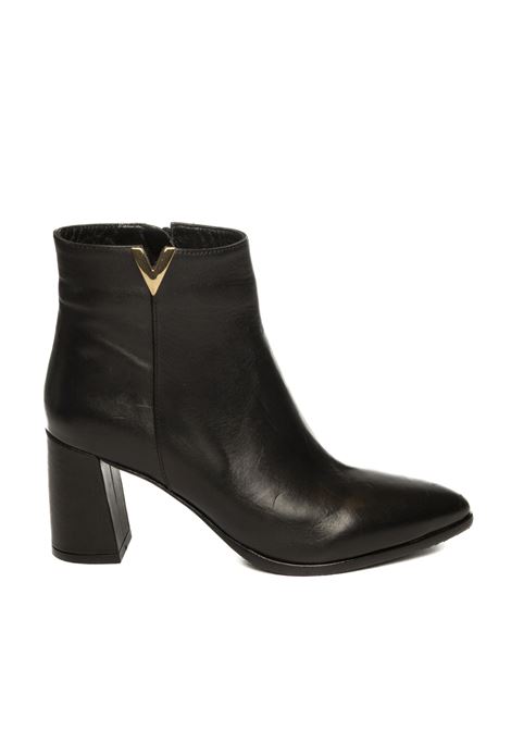 Tronchetto pelle nero ALBANO | 612VIT-NERO