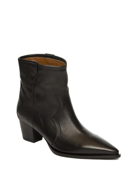 Stivaletto texano pelle nero ALBANO | 615VIT-NERO
