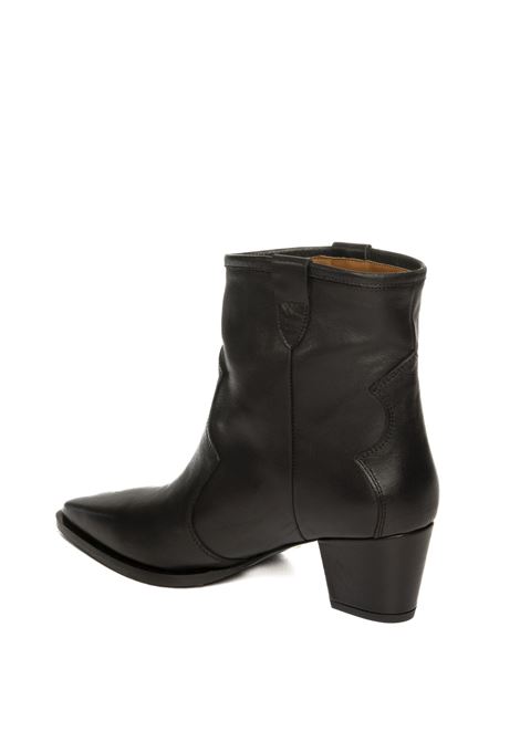 Stivaletto texano pelle nero ALBANO | 615VIT-NERO