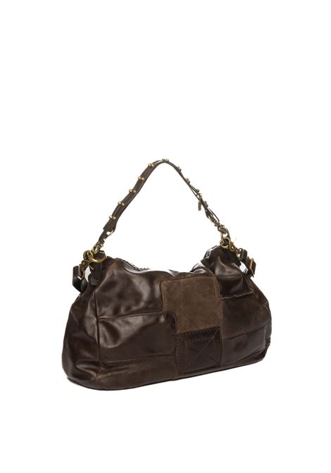 borsa a spalla pelle ebano AS98 | 200771PELLE-EBANO