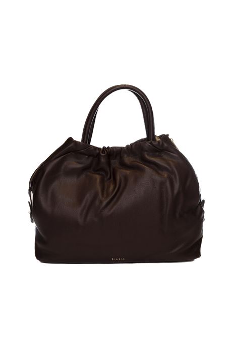 plum handbag BIASIA | BIBP9E701RUFFLE-PRUGNA