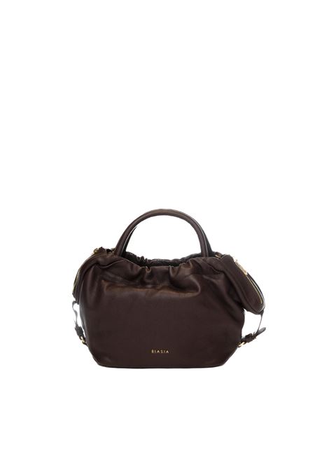 plum handbag BIASIA | BIBP9E702RUFFLE-PRUGNA