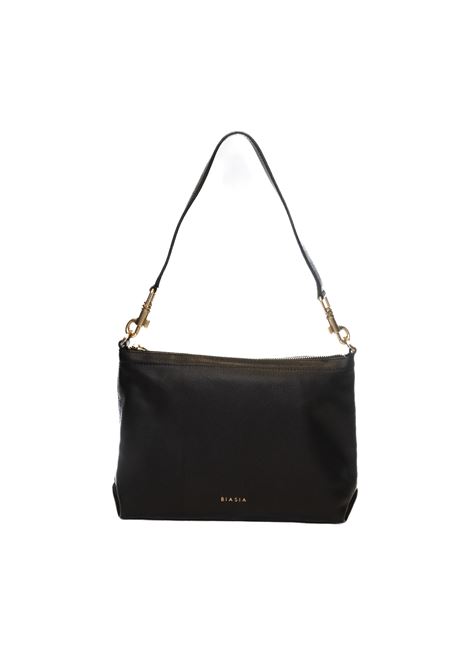 borsa a spalla nera BIASIA | BIBP9FA01WEAVE-NERO
