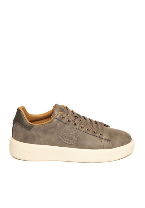 Sneaker buck taupe BLAUER | BUCK01NUBUK-TAU/MIL