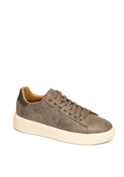 Sneaker buck taupe BLAUER | BUCK01NUBUK-TAU/MIL