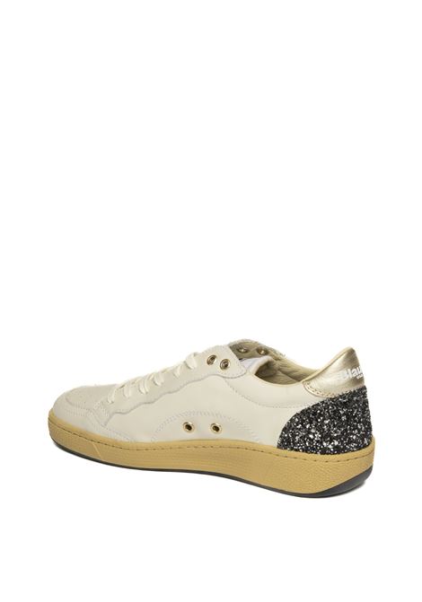White/platinum olympia sneaker BLAUER | OLYMPIA11PELLE-PLA/BLK