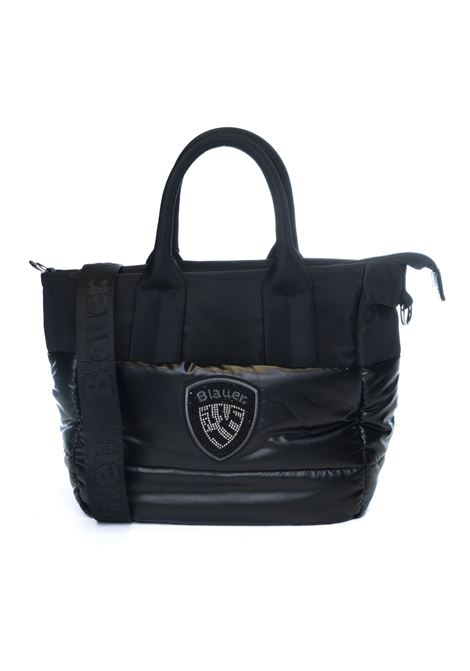black nylon handbag BLAUER | QUARTXS01/PADNYLON-BLACK