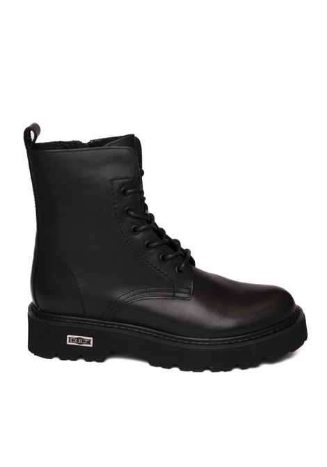 anfibio slash nero CULT | CLM3037LEATHER-BLACK