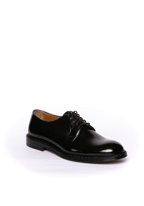 Black 1385 lace-up DOUCAL'S | 1385HORSE-NERO