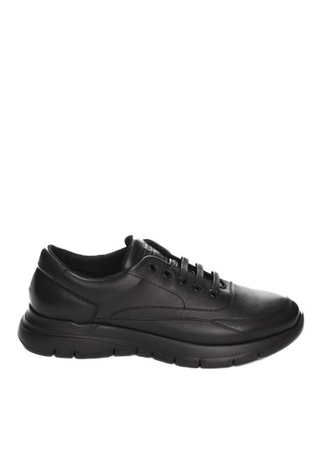 Black leather sneaker FRAU | 09L3SURF-NERO