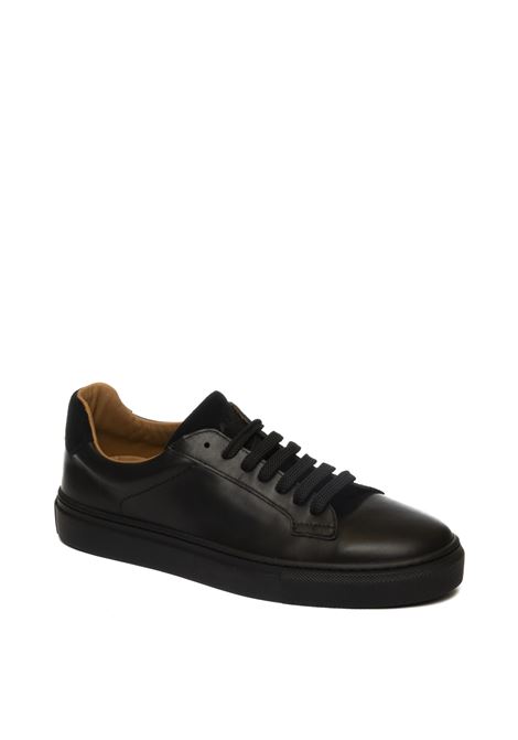 Total black leather sneaker FRAU | 29L7MATT.WILL-NERO